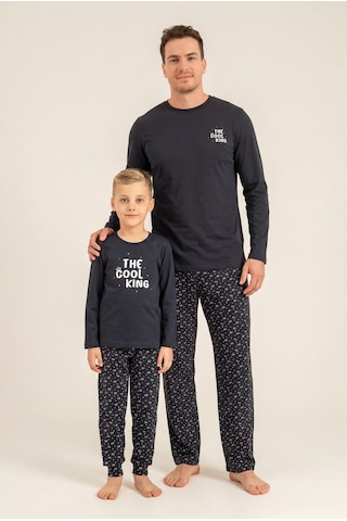 Arnetta The Cool King Baba Oğul Lacivert Uzun Kol Pijama Takım Ar3821-a-v1 Ar3821-a-v1