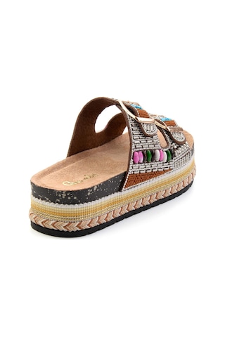Bambi Camel Kadın Terlik K04824708087 Camel