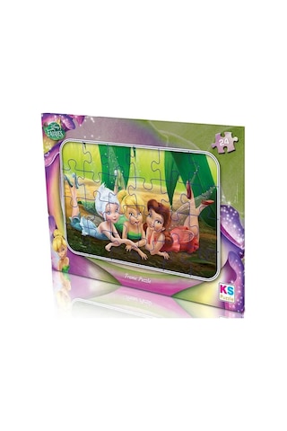 Ks Games Disney Periler Lisanslı 24 Parça Frame Puzzle - Kız Çocuk - Fa704