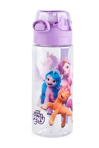Me Çanta My Little Pony Kız Çocuk 500 Ml Pipetli Plastik Matara Suluk - Mor Kapak Genel