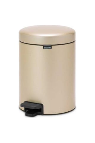 Brabantia Çöp Kutusu 5 Litre Newicon Pedallı Şampanya Rengi 30442