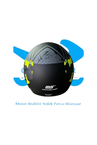 Yarım Kask Camıyla Beraber Karışık Renk