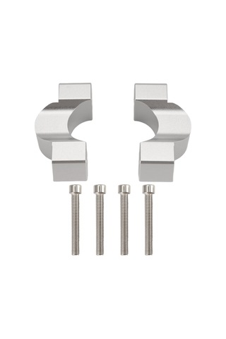 Xurunkeji Bmw F900gs Adventure F900 Gs Adv 2023-,b İçin Motosiklet Aksesuarları Gidon Yükseltici Sürükleme Gidonu Kelepçesi Uzatma Adaptörü Gümüş