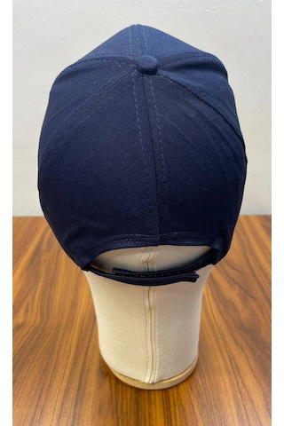 Then Özel Nakışlı Gabardin Kumaş Unisex Cap Şapka Lacivert