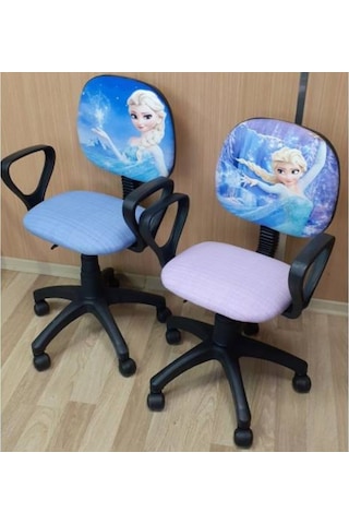 Karlar Ülkesi Elsa Frozen Desenli Çocuk Odası Ders Çalışma
