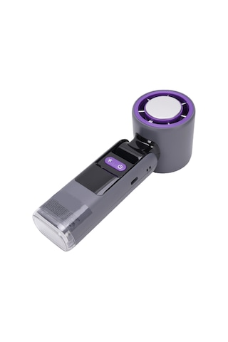 Geeroyoo K801 Buzlu Soğutma Eldivenli Fan - Usb Şarjlı 100 Hızlı Ayar, Led Ekran, Taşınabilir Turbin Fan, Dışarıda Ve Seyahatte Kullanım İçin Gri Gri