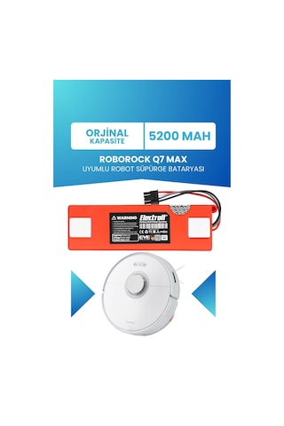 Roborock Q7 Max Uyumlu Batarya 5200mah