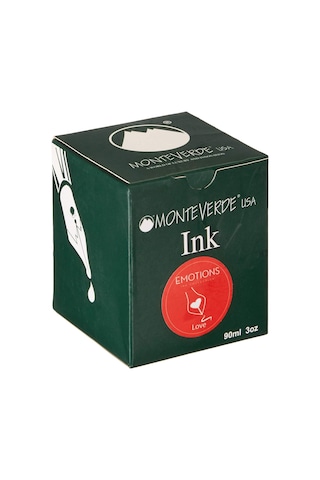 Monteverde Bottle Ink 90 Ml Love Red Mürekkep Çok Renkli