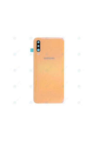 Samsung Galaxy A50 Uyumlu Kasa Turuncu - Yan Tuşlar Dahil, Lens Hariç Turuncu