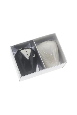 5X6Cm Gelin Damat Tuzluk Karabiberlik Porselen