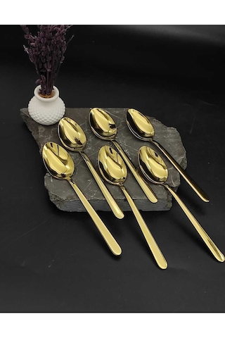 Gold 6 Adet Nescafe  Kaşık Gold