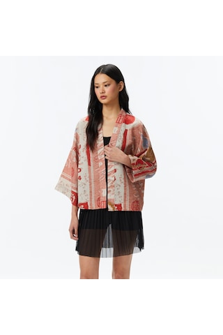 Unıted4 Regular Fit Kadın Krem Kimono Nute 2800400