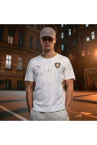 Puma Çekya 2026 Deplasman Erkek Beyaz Futbol Forma 78325706