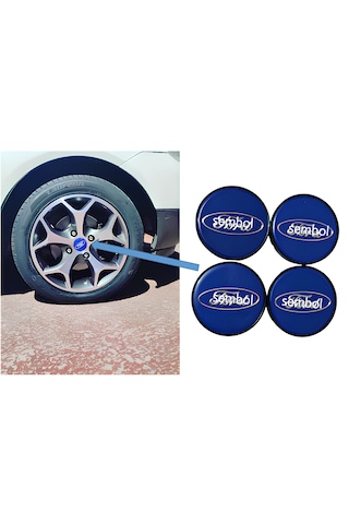 Focus Mondeo Fiesta Jant Göbeği 58/55 55 Mm Yuva 4lü Set Yuva İç Çapı 5.5 Santimse Uyumludur