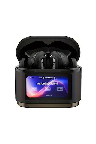 Tongxida Tozohashzhe Siyah Akıllı Çeviri Kulaklık 144 Dil Lcd Ekran Uzun Pil Ömrü Usb C Şarj