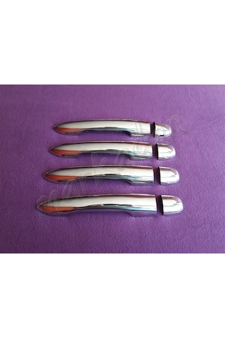 Woc Chrome Renault Megane 2 Krom Kapı Kolu 2004-2010 4 Kapı Pasla