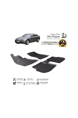 3d Paspas Siyah Bmw 5 Serisi F10 2011-2015