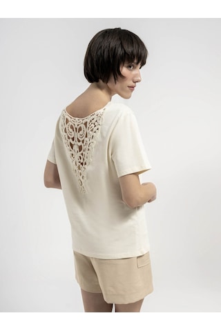 Loft Kadın T-shirt Ekru Lf2035272 24yp69000205 P69153