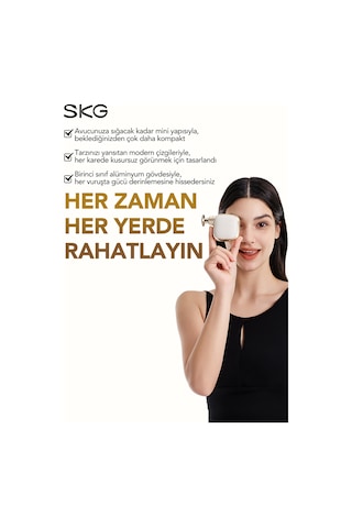 Fs300 Ultra Mini Masaj Tabancası Sessiz, Güçlü Titreşimli, Cep Boy, Taşınabilir, Şarjlı 2800 Rpm, 3 Başlıklı Altın