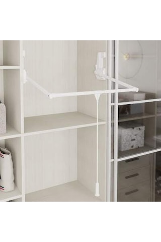 Starax Gardırop Asansörü 15 Kg Beyaz W: 850-1150mm S-6014-w Çok Renkli