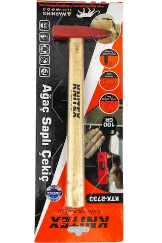 2733 Ağaç Saplı Çekiç 100gr Kl:70