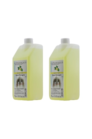 Çanakkale Kolonyaları 80 Derece Limon Kolonyası Korumalı Kapak - Yeni Model 2 x 1 L