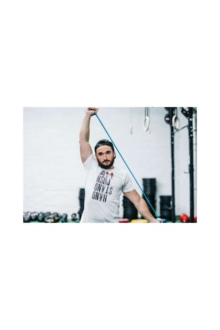 Direnç Lastiği - Pilates Bandı - Fitness Bandı - Training Band - 5 Kg Mavi