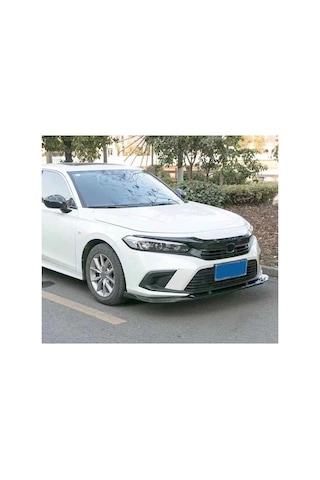 Honda Civic Fe 3 Parça Ön Lip Plastik Parlak Siyah Karlık-ön-ek-bodykit 2022 Ve Üzeri