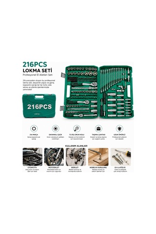 Lokma Ve Soket Seti - Bits Adaptörlü