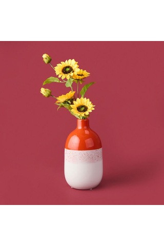 Evidea Deco Earthy Hues Vazo - Turuncu - 25 Cm Turuncu