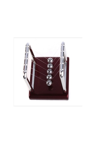 Ofis Masa İş Hediyesi Newton Balans Beşiği Balance Denge Topları Orta Boy 75