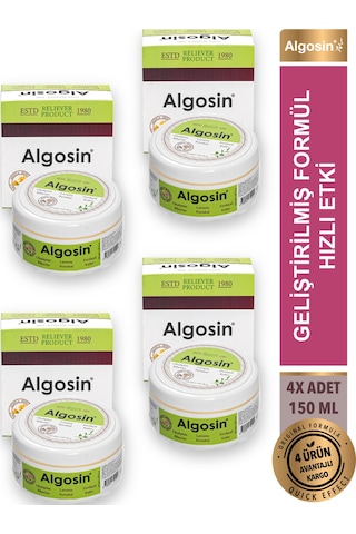 Algosin Masaj Kremi 4 x 150 ML