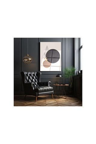 Minimal Geometrik Sanat Tablosu-cam Tablo-ev-dekorasyon