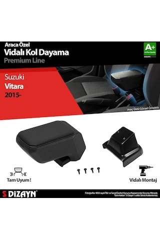 Suzuki Vitara Abs Vidalı Kol Dayama Kolçak Siyah 2015 Üzeri A+kalite