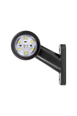 Ultra Mini Düz Led İşaret Lambası Beyaz Kırmızı 12-24v 12 Led 80mm 1 Adet