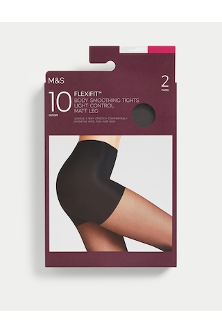 Marks & Spencer 5'li Pamuklu Lycra Yüksek Bel Külot Siyah