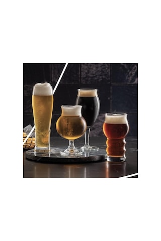Paşabahçe Wheat Beer Buğday Birası Bardağı 455 Cc, 2 Adet Cam / Uzun Kavisli Formu Ve Dar Ağız Yapısıyla Buğd