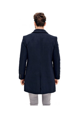 Plt8365 Dewberry Erkek Palto-Lacivert-Lacivert
