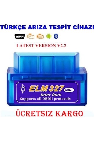 Elm327 Türkçe Super Mini Bluetooth V2.1 Obd2