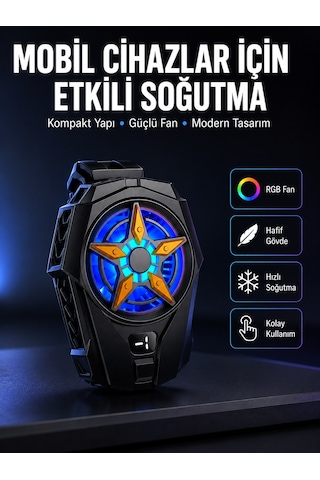 Evrensel Uyumlu Type-c Şarjlı Cep Telefonu Radyatörü Yeni Nesil Diğer