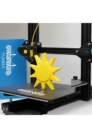 İstanbul Filament 3d Baskı Pla Filament Sarı Renk 1 Kg Ø 1,75mm 0,05 Mm Bambu Lab Uyumlu 1.75mm