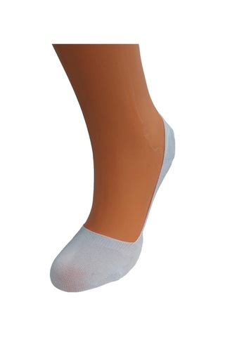 3'lü Kadın Pamuklu Babet Çorap-beyaz Beyaz