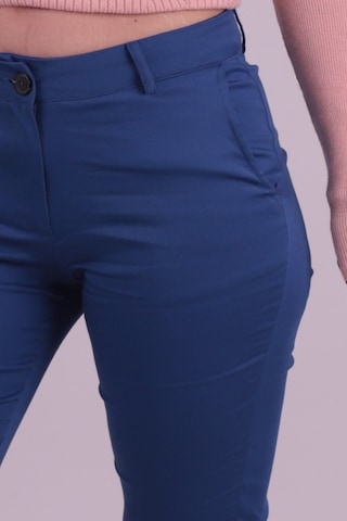 Armonika Kadın Mavi Cepli Kumaş Pantolon Arm-26k136080