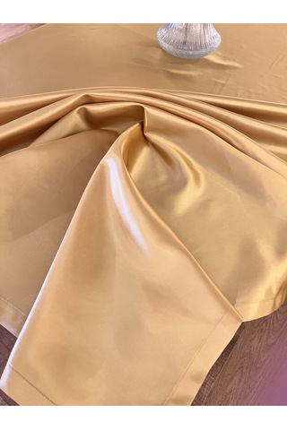 Finezza Kristal Monoray Kumaş Gold Masa Örtüsü Dikdörtgen 140x200 Cm - 1491