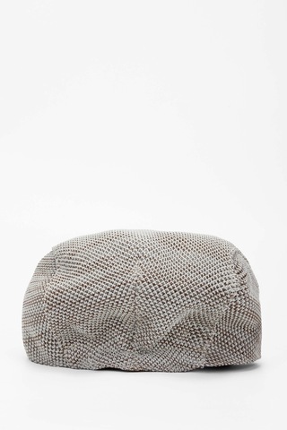 Tamer Tanca Erkek Deri & Tekstil Kahverengi Şapka 524 1080 London Spk Sk23/24 Kahve Kahverengi