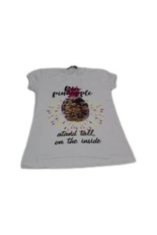 Kız Çocuk Ananas Baskılıtshirt Kız Bebek Tişört(Dar Kalıp)4-5 Yaş-4-5 Yaş Beyaz Kız Çocuk Ananas Baskılıtshirt Kız Bebek Tişört(Dar Kalıp)4-5 Yaş-4-5 Yaş Beyaz