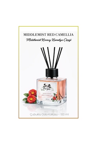 Rosie Middlemist Red Camellia Çubuklu Oda Kokusu 100 Ml Gül