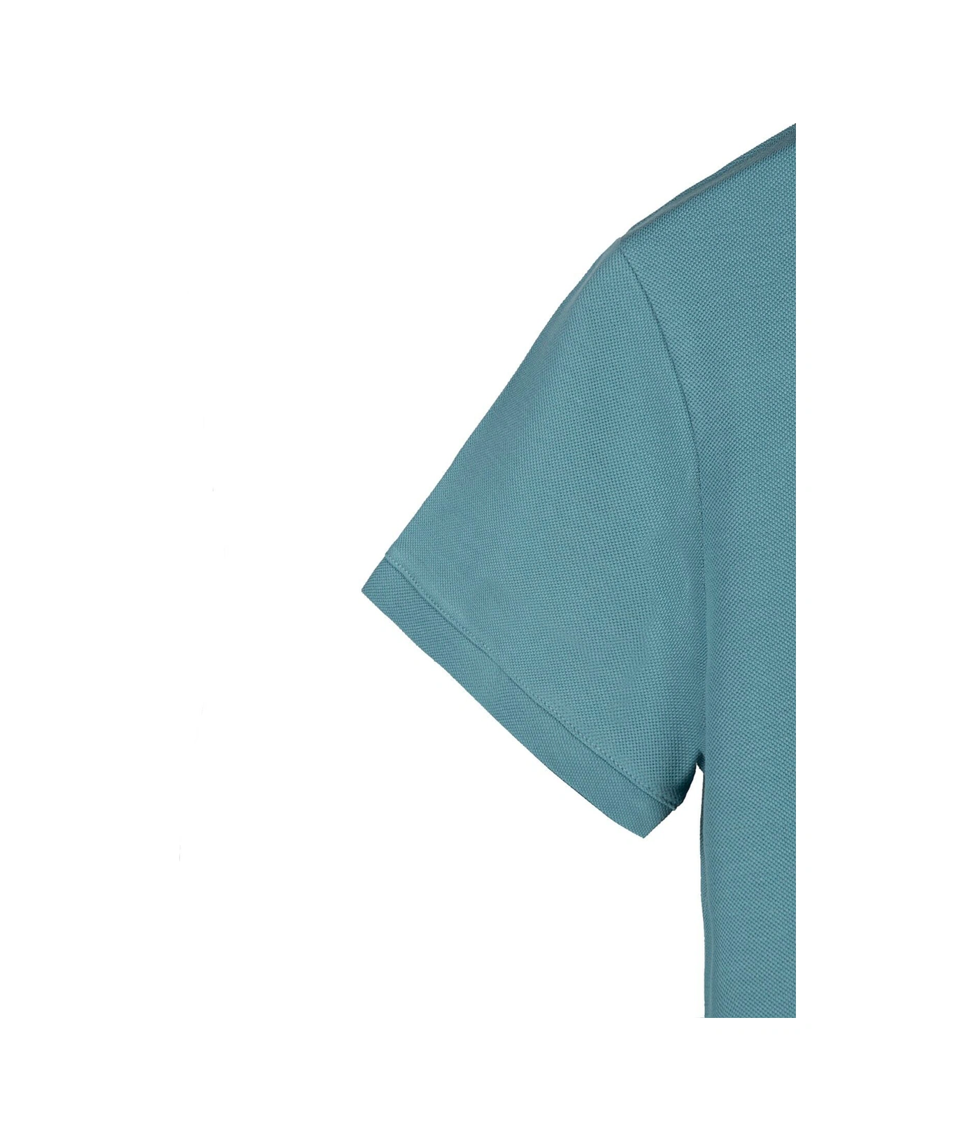 Veaven Erkek Turkuaz Yakası Kot Detaylı Polo Yaka T-shirt Turkuaz
