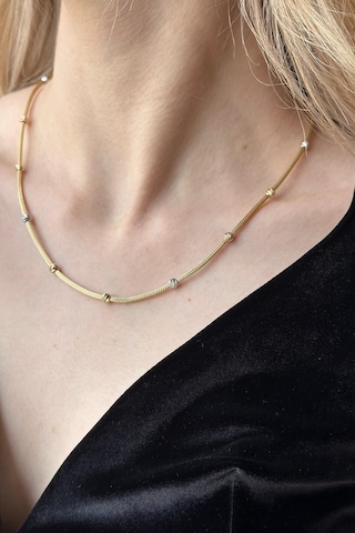 Zümrüt Sarraf 14 Ayar Altın Dorikalı Halat Kolye