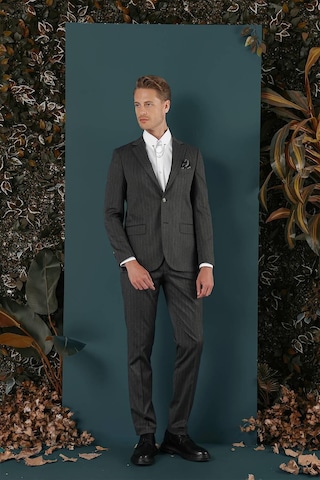 Efor C 652 Slim Fit Füme Spor Ceket Füme